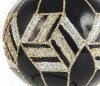 czarna bombka szklana choinkowa / Ball von 8cm - Gold von Ägypten